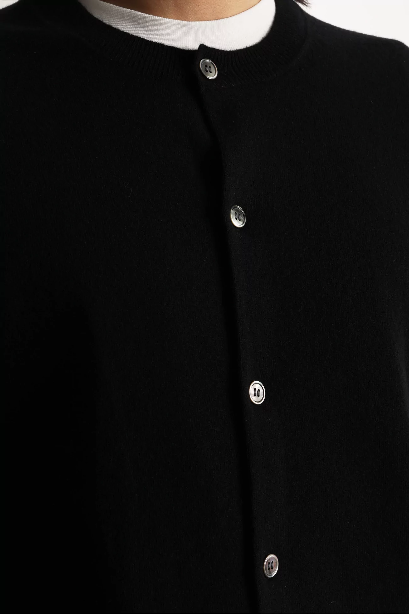 Men Wool Cardigan Comme des Garçons – Black | Centre Commercial