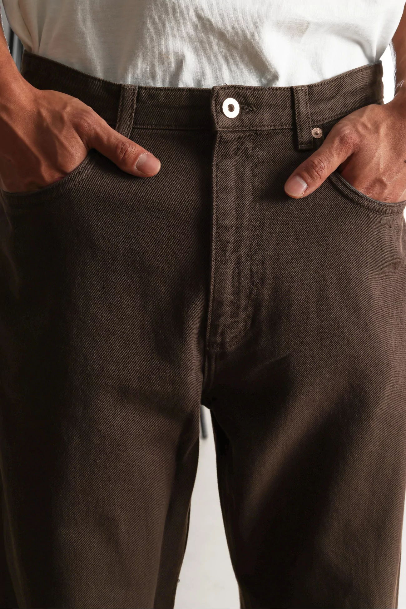 Cotton Twill Korshavn Trousers – Beech Green | Centre Commercial