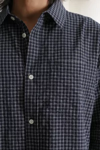 Chemise Homme Carreaux Espevik – Dark Navy | Centre Commercial