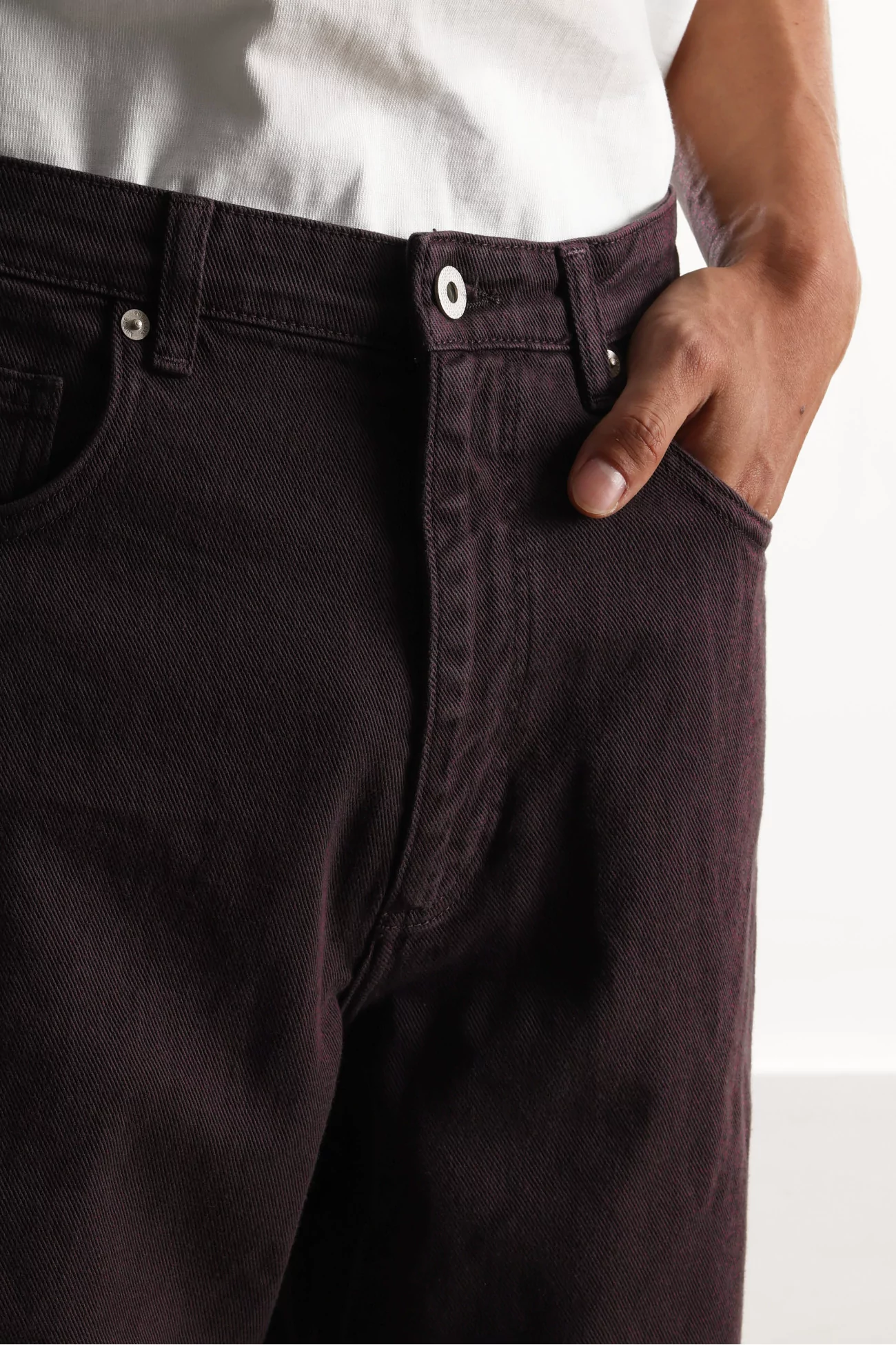 Cotton Twill Korshavn Trousers – Darkest Purple | Centre Commercial