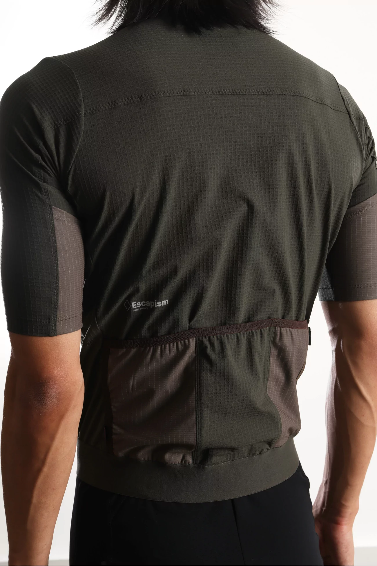 Gravel Escapism Cycling Jersey – Dark Olive | Centre Commercial
