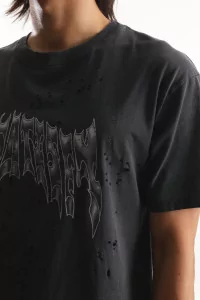 T-shirt Running Homme Coton Bio MothTech – Aged Black | Centre Commercial