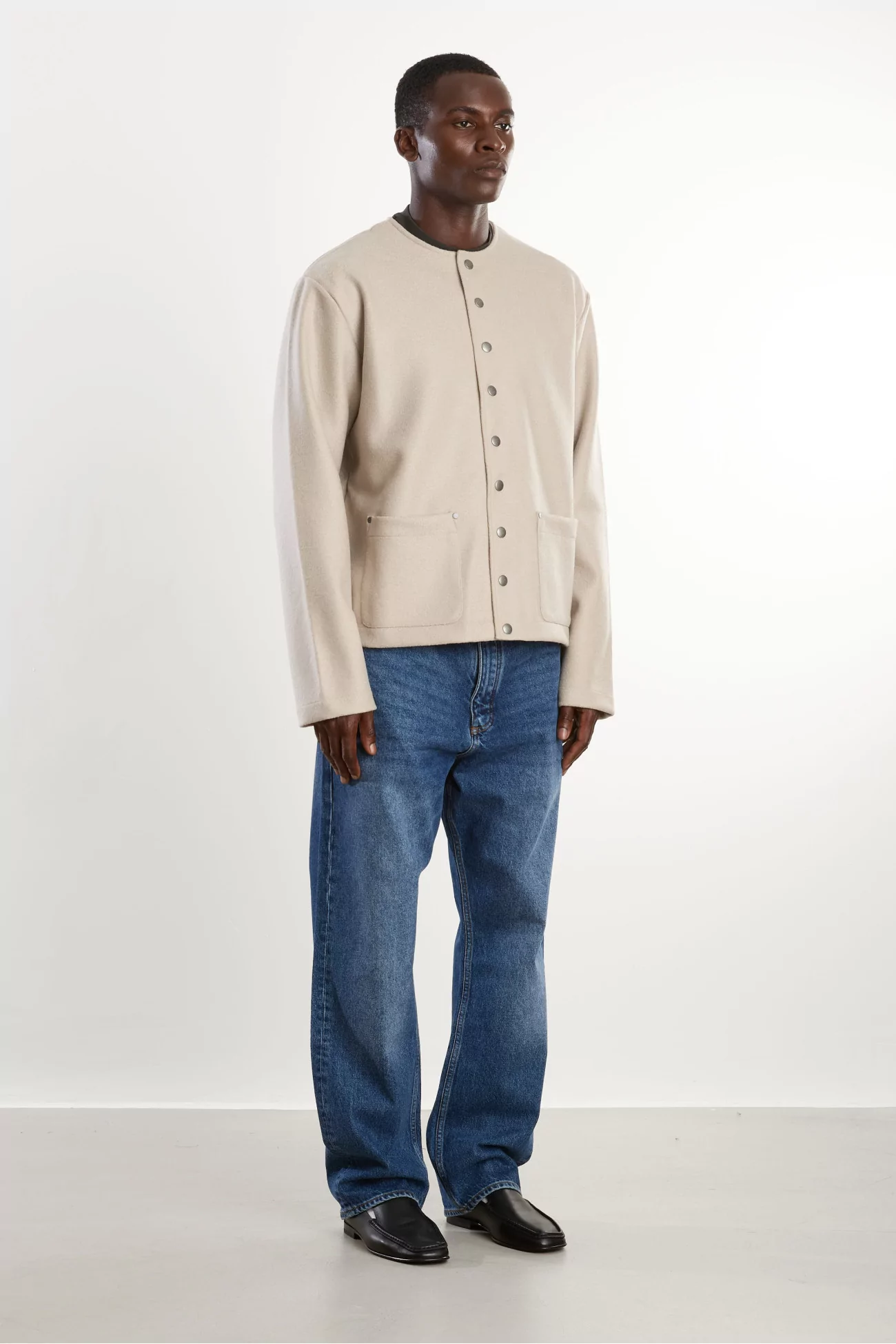 Cardigan Homme Molleton de Coton Khelian – Sable | Centre Commercial
