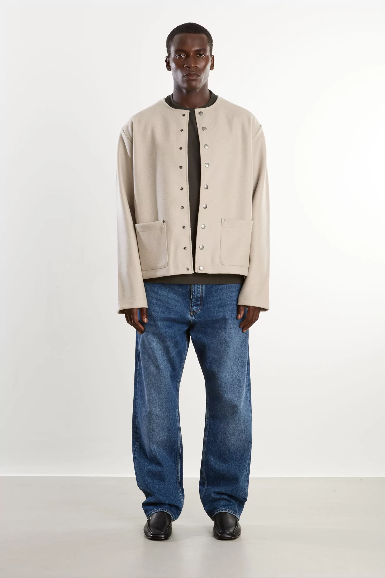 Cardigan Homme Molleton de Coton Khelian – Sable | Centre Commercial