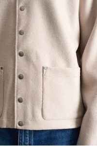 Cardigan Homme Molleton de Coton Khelian – Sable | Centre Commercial