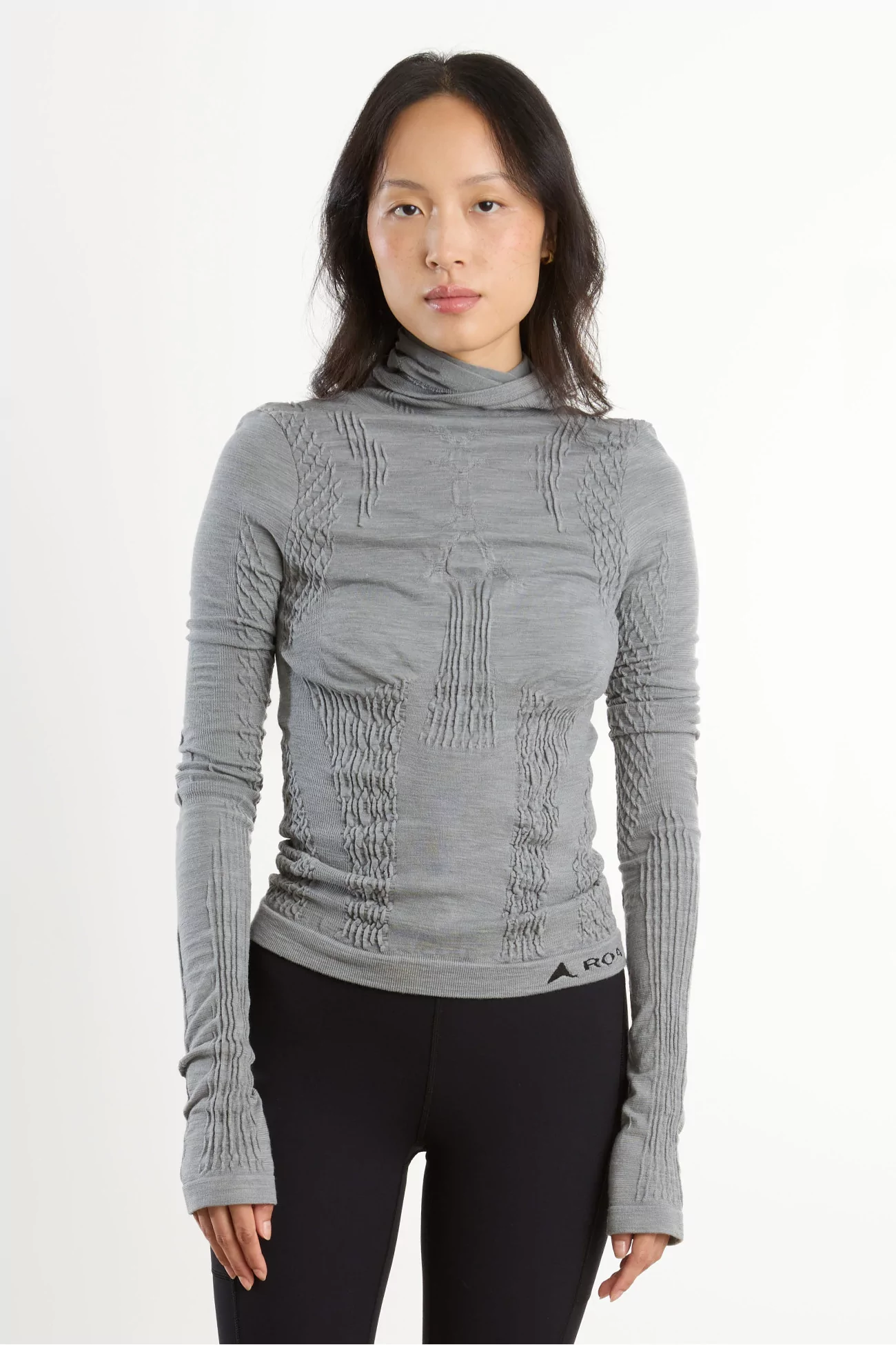 Base Layer Femme Laine Mérinos Aune 3D Seamless – Grey | Centre Commercial