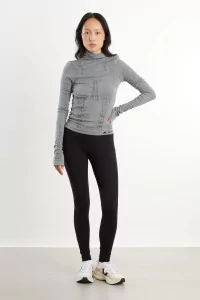 Base Layer Femme Laine Mérinos Aune 3D Seamless – Grey | Centre Commercial