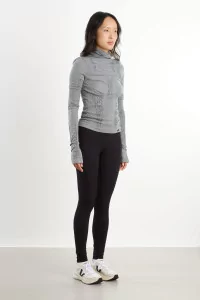 Base Layer Femme Laine Mérinos Aune 3D Seamless – Grey | Centre Commercial
