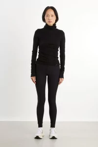 Women's Merino Wool Aune 3D Seamless Base Layer – Black | Centre Commercial