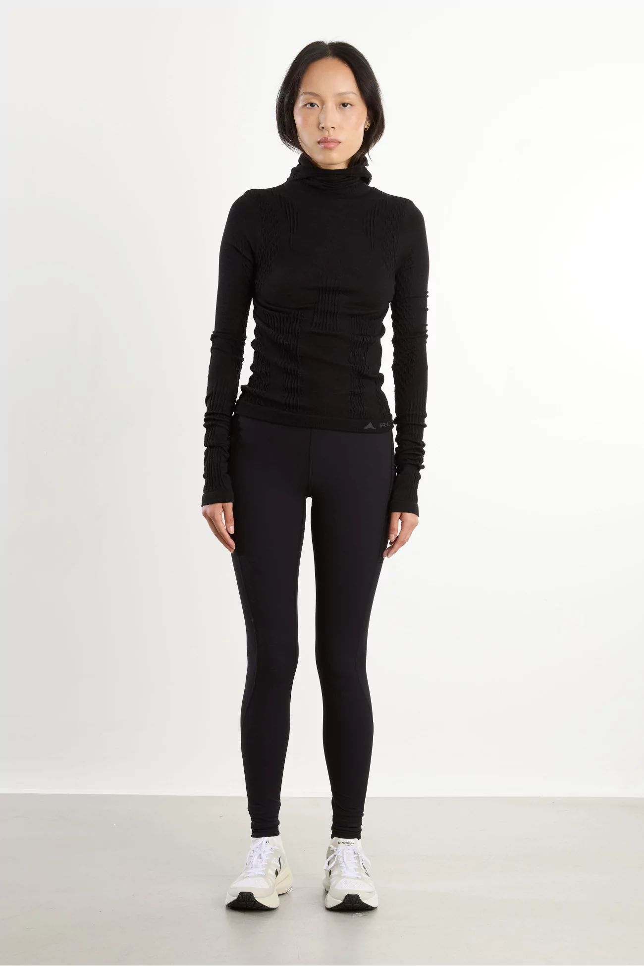 Women's Merino Wool Aune 3D Seamless Base Layer – Black | Centre Commercial