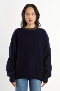 Arles Merino Wool Soar Sweater – Navy | Centre Commercial