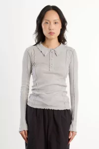 Ribbed Organic Cotton Omato Polo – Elie Grey | Centre Commercial