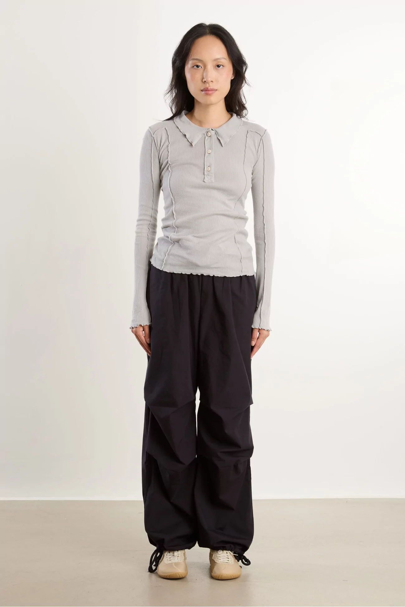 Ribbed Organic Cotton Omato Polo – Elie Grey | Centre Commercial