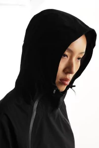 Veste Running Femme Pertex Isabel – Black | Centre Commercial
