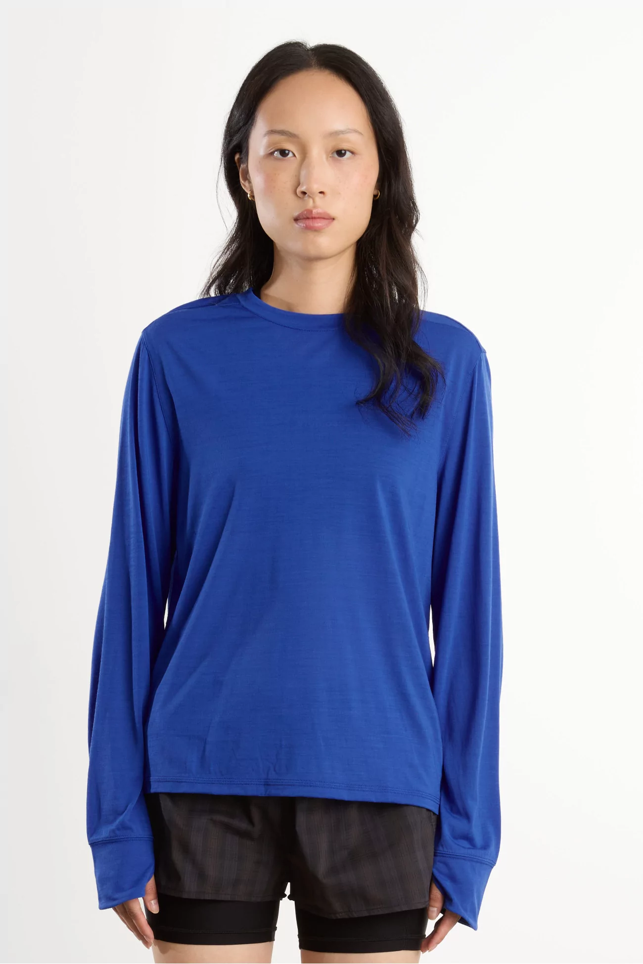 T-shirt Running Femme Manches Longues Joy – Lapis | Centre Commercial