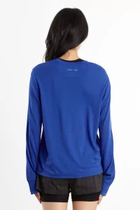 T-shirt Running Femme Manches Longues Joy – Lapis | Centre Commercial