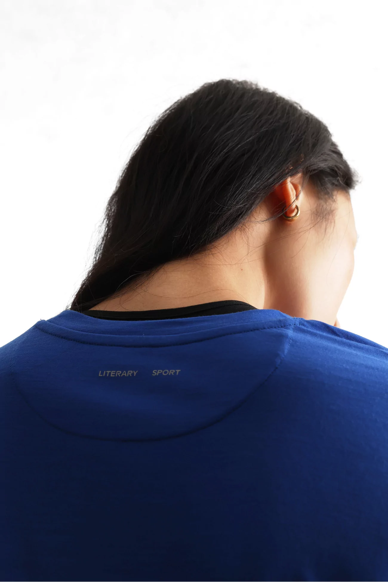 Women's Long Sleeve Running Joy T-Shirt – Lapis | Centre Commercial