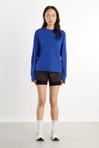Women's Long Sleeve Running Joy T-Shirt – Lapis | Centre Commercial