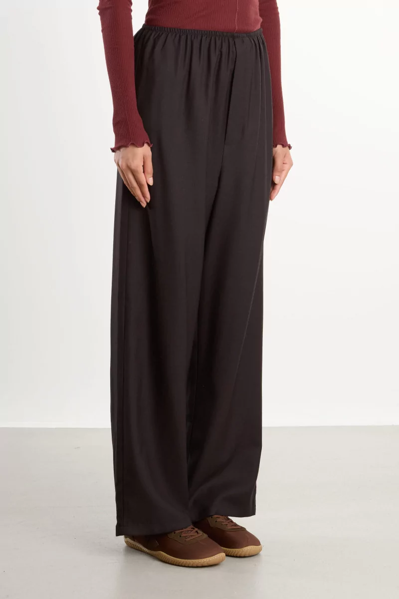 Merino Wool Stoa Pants – Brown Black | Centre Commercial