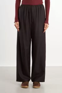 Pantalon Femme Laine Stoa – Brown Black | Centre Commercial