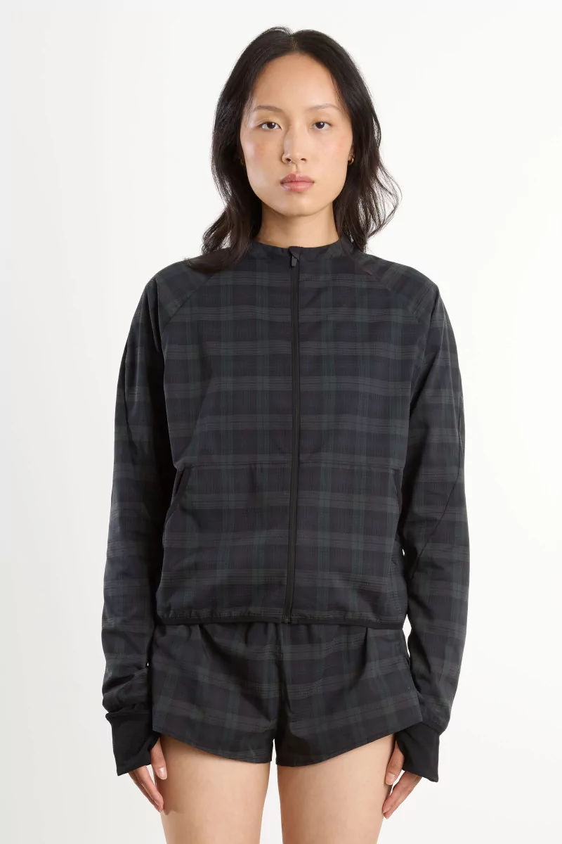 Women's Tartan Running Tove Jacket – Green Blackwatch | Centre Commercial