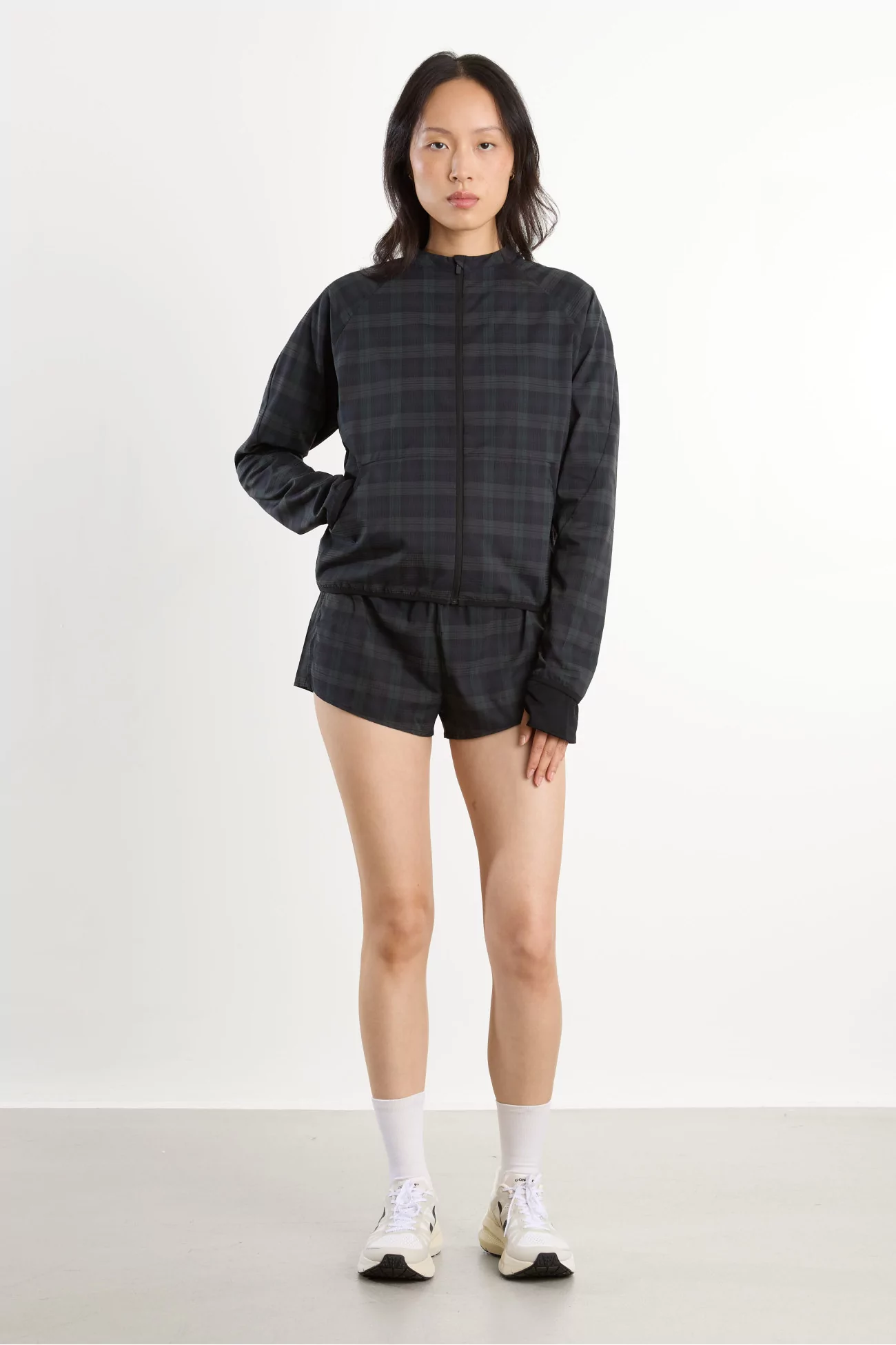 Women's Tartan Running Tove Jacket – Green Blackwatch | Centre Commercial