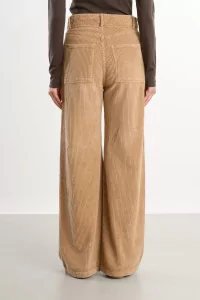 Pantalon Femme Gabardine Coton Bio Tajo – Guve Brown | Centre Commercial