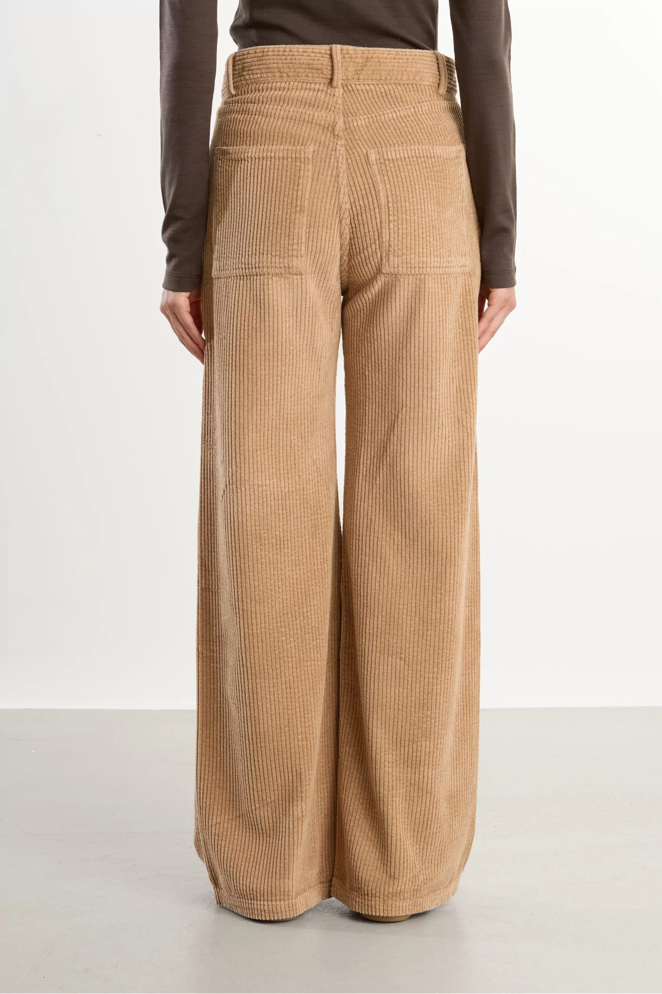 Pantalon Femme Gabardine Coton Bio Tajo – Guve Brown | Centre Commercial
