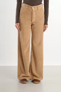 Pantalon Femme Gabardine Coton Bio Tajo – Guve Brown | Centre Commercial
