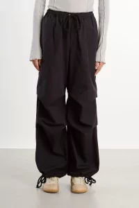 Pantalon Femme Popeline Coton Bio Uro – Black | Centre Commercial