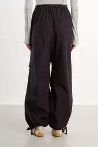 Pantalon Femme Popeline Coton Bio Uro – Black | Centre Commercial