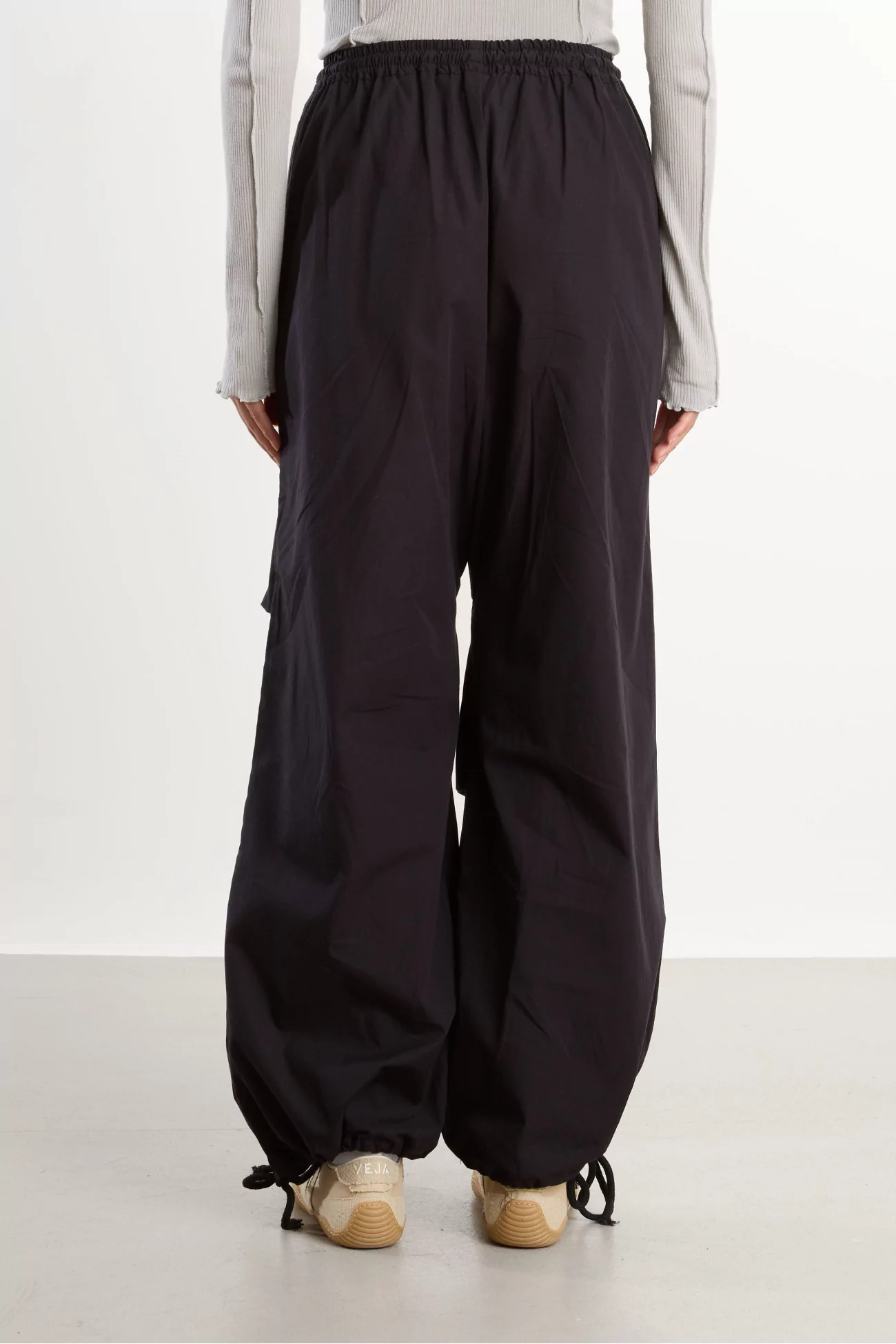 Organic Cotton Poplin Uro Pants – Black | Centre Commercial