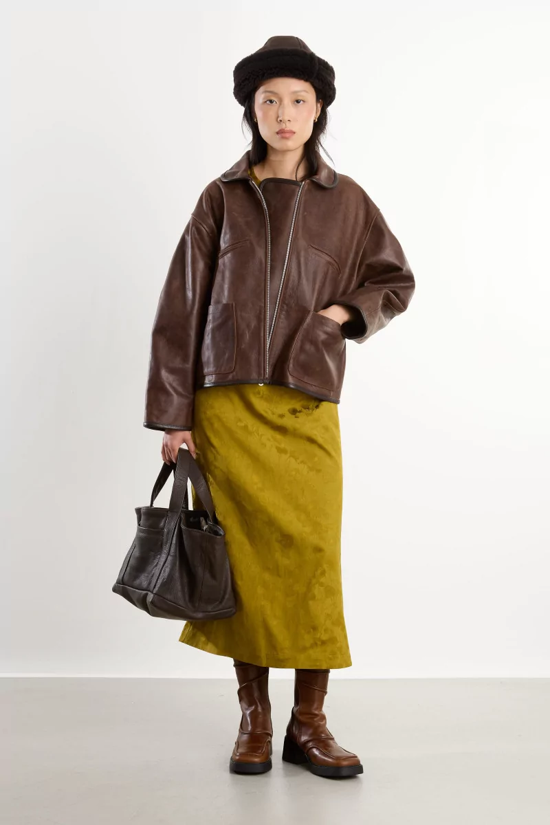 Robe Femme Imprimé Floral Erika – Golden Ochre | Centre Commercial