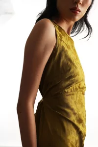 Floral Print Erika Dress – Golden Ochre | Centre Commercial