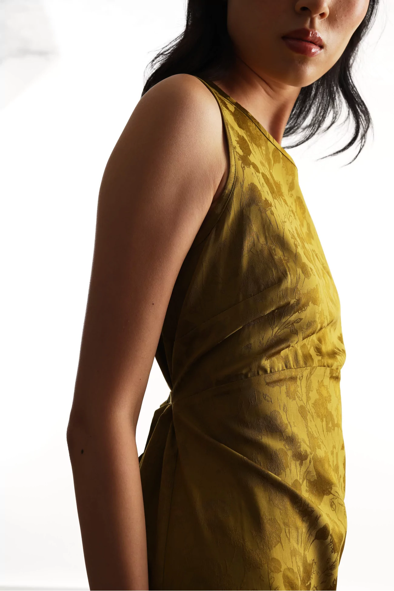 Floral Print Erika Dress – Golden Ochre | Centre Commercial