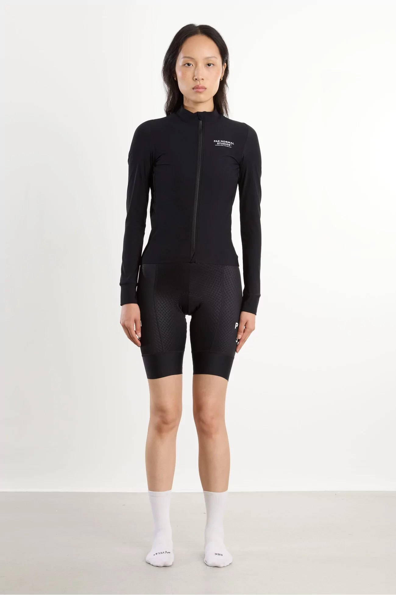 Maillot Vélo Femme Manches Longues Mechanism – Black | Centre Commercial