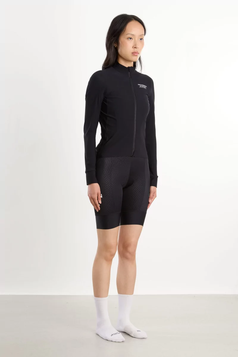 Maillot Vélo Femme Manches Longues Mechanism – Black | Centre Commercial