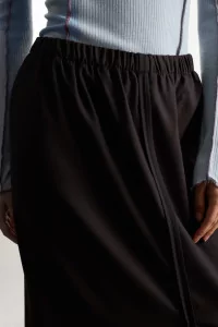 Merino Wool Dadar Skirt – Brown Black | Centre Commercial