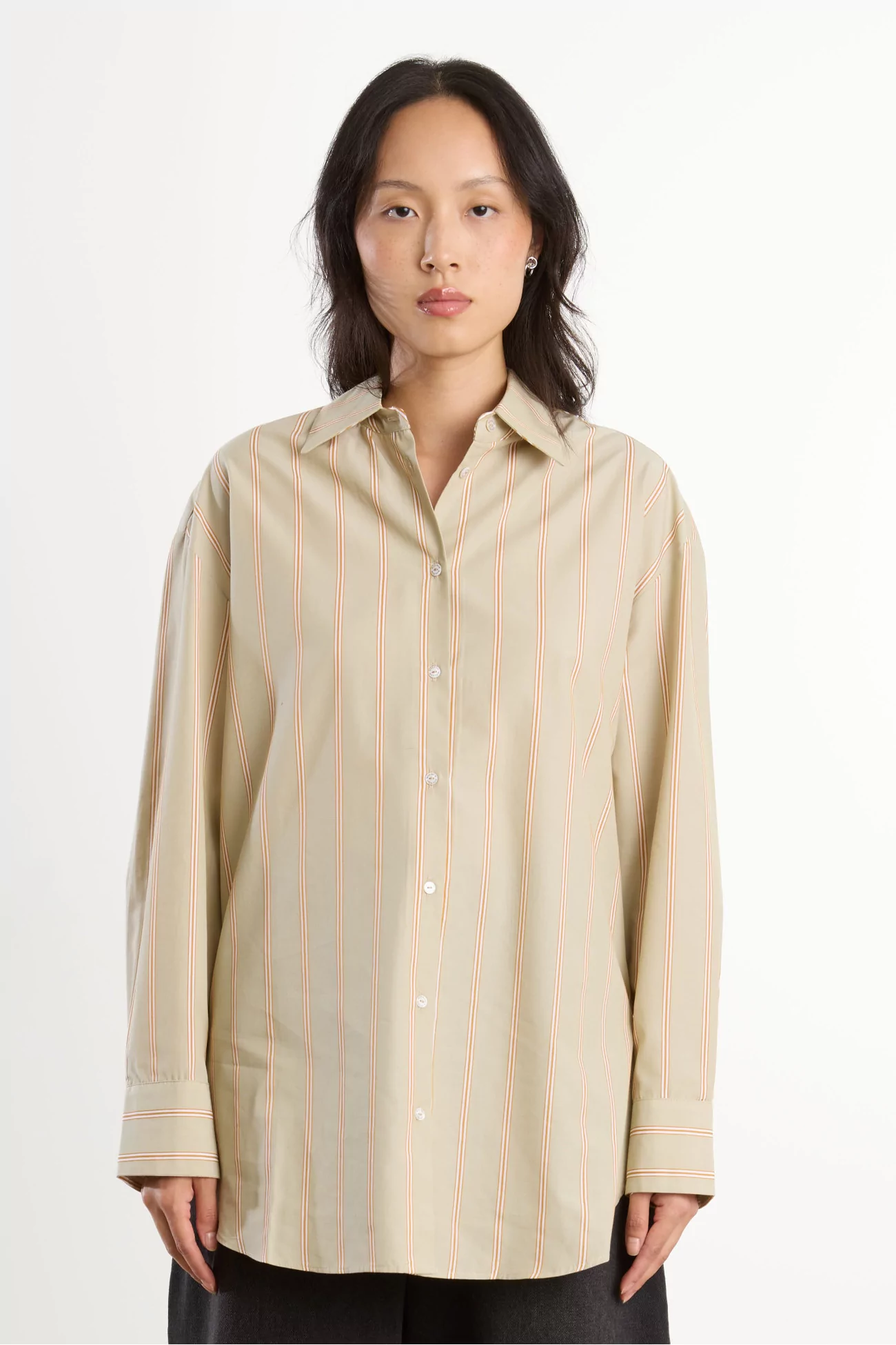 Striped Cotton Tencel Remor Shirt – Stripes | Centre Commercial