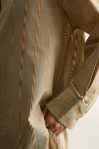 Striped Cotton Tencel Remor Shirt – Stripes | Centre Commercial
