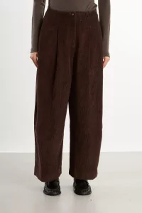 Cotton Corduroy Foam Pants – Brown | Centre Commercial