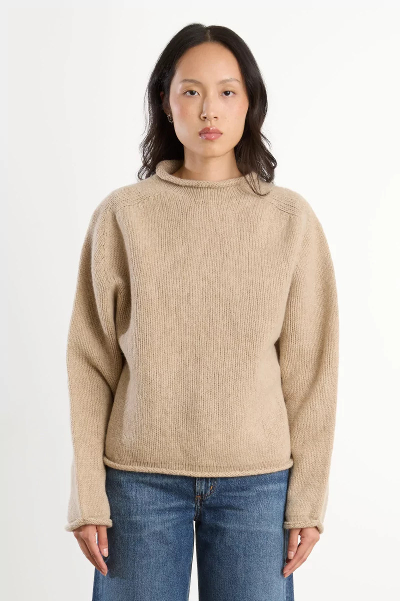 Shetland Wool No Regrets Sweater – Biscuit | Centre Commercial