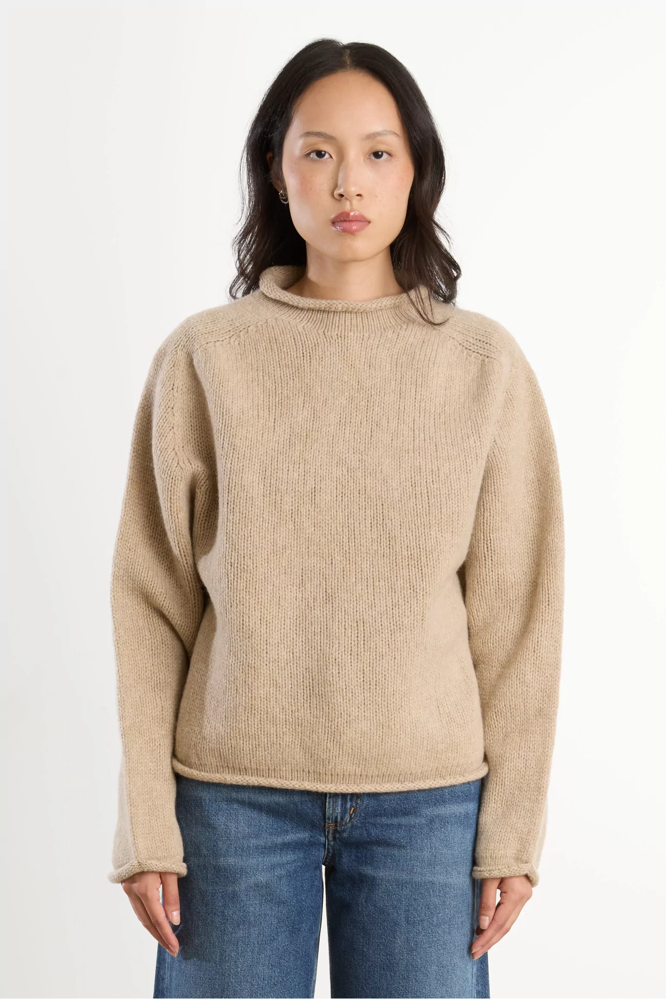 Shetland Wool No Regrets Sweater – Biscuit | Centre Commercial