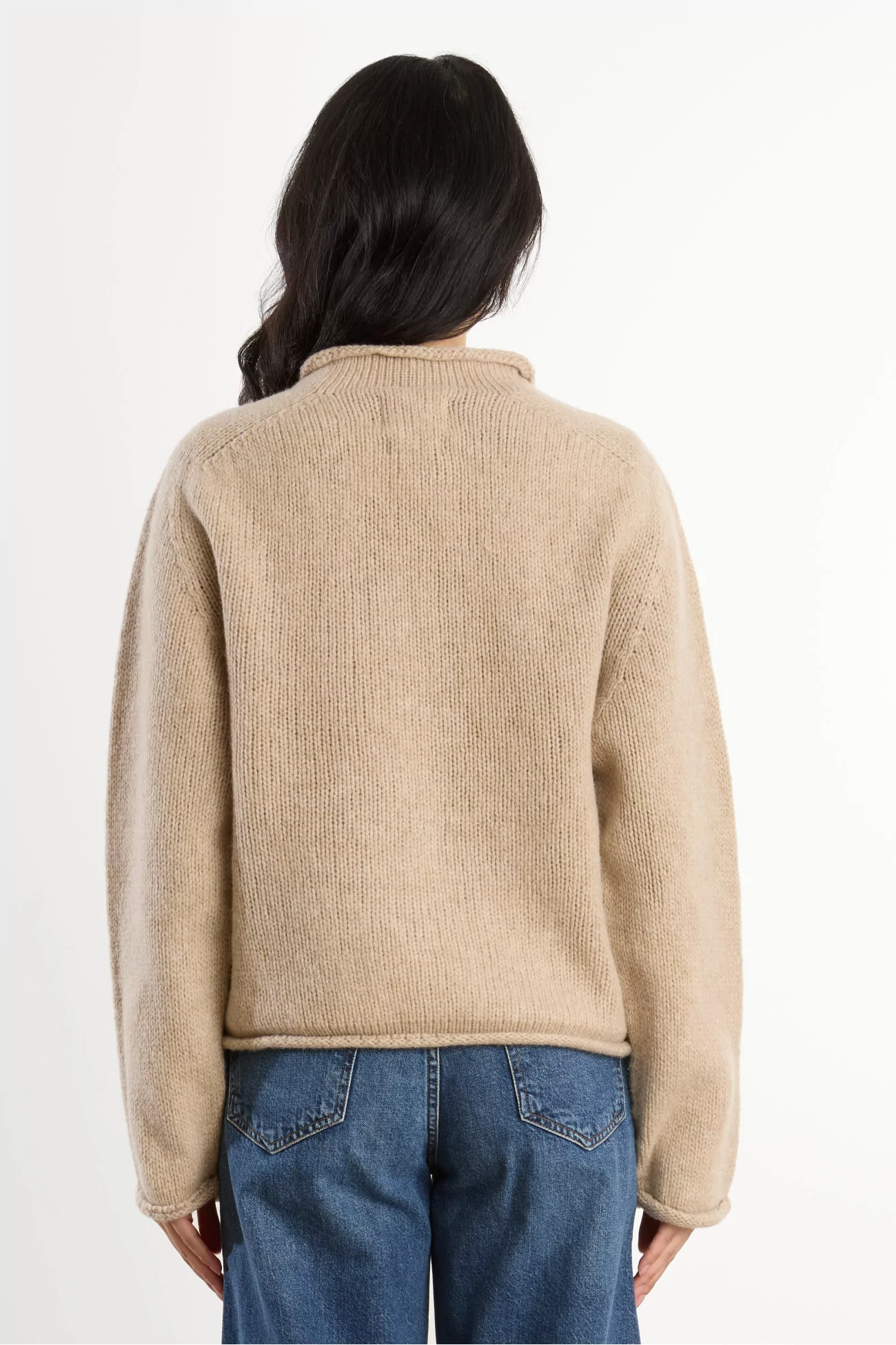 Shetland Wool No Regrets Sweater – Biscuit | Centre Commercial