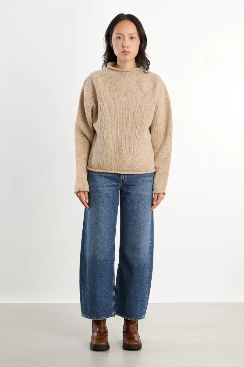 Shetland Wool No Regrets Sweater – Biscuit | Centre Commercial