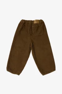 Corduroy Balloon Pants Kids MARU+BO – Sepia | Centre Commercial