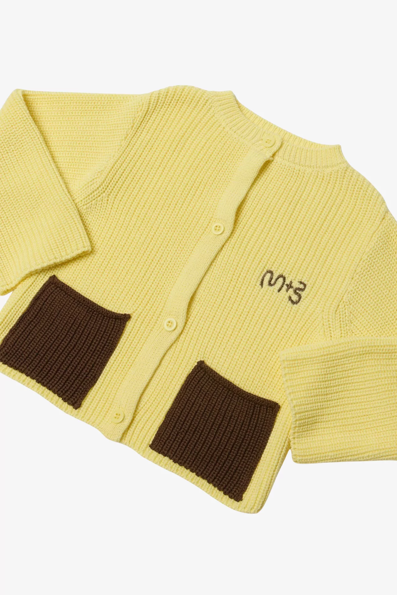 Kids Cotton Cardigan MARU+BO – Lemonade | Centre Commercial