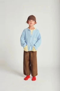 Cardigan Enfant Coton MARU+BO – Artic Ice | Centre Commercial