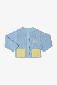 Cardigan Enfant Coton MARU+BO – Artic Ice | Centre Commercial