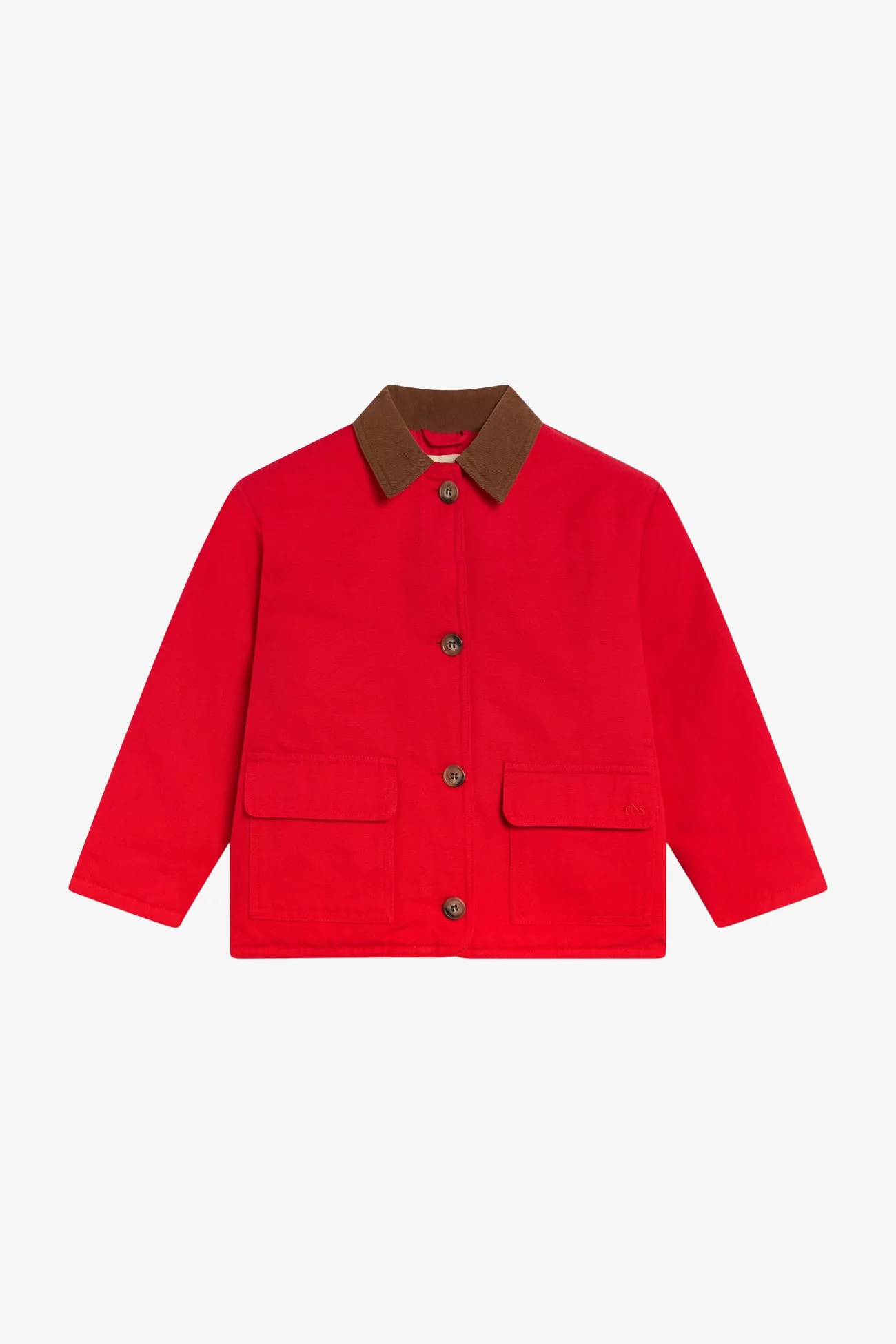 Kids Quilted Flint Jacket The New Society – Chinese Red | Centre Commercial